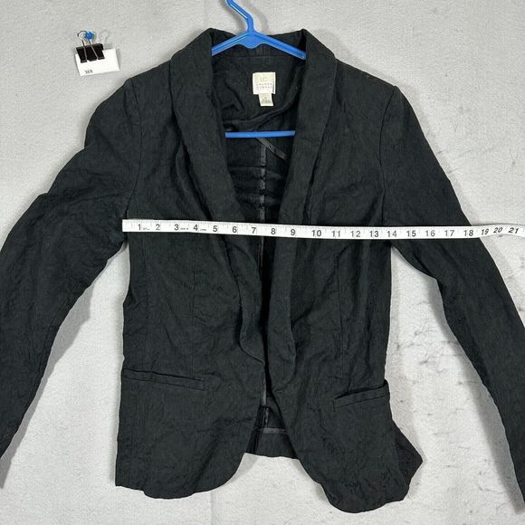 Black Lauren Conrad Jacket Black  Womens Size 0 - Picture 7 of 11